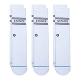 Stance Basic Crew Socks 3 Pack - White