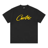 Corteiz OG Allstarz Tee 'Black / Yellow'