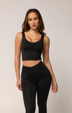 Levate Core Celine Crop 'Black'