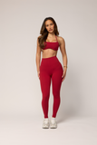 Levate Signature Leggings 'Cherry Red'