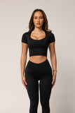 Levate Core Chloe Crop 'Black'