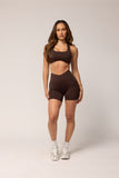 Levate Core V Front Shorts 'Espresso'
