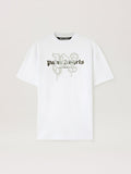 Palm Angels Los Angeles Sprayed Monogram T-Shirt 'White/Grey'