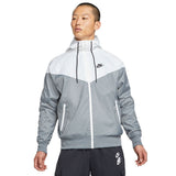 Men's Nike Sportswear Windrunner Hooded Jacket 'Grey/White'