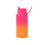 Frank Green Ceramic Reusable Bottle 1L / 34oz (Gradient Summer Sunset)