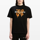 Palm Angels Las Vegas Sprayed Monogram T-Shirt 'Yellow'
