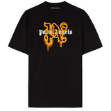 Palm Angels Las Vegas Sprayed Monogram T-Shirt 'Yellow'