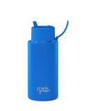 Frank Green Ceramic Reusable Bottle 1L / 34oz (Blue Lagoon)