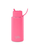 Frank Green Ceramic Reusable Bottle 1L / 34oz (Bubblegum Blast)