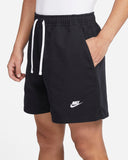 Men's Nike Sportswear Woven Lined Flow Shorts 'Black/White'