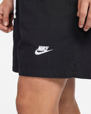 Men's Nike Sportswear Woven Lined Flow Shorts 'Black/White'