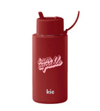 Frank Green x KIC Ceramic Reusable Bottle 1L / 34oz (Cherry)