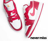 GS Nike Air Jordan 1 Low 'Cardinal Red'