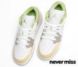 GS Nike Air Jordan 1 Low SE 'Pastel Grind Vivid Green'