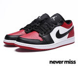 Men's Nike Air Jordan 1 Low 'Bred Toe'