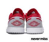 Men's Nike Air Jordan 1 Low SE 'Light Smoke Grey Gym Red'