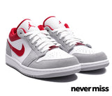 Men's Nike Air Jordan 1 Low SE 'Light Smoke Grey Gym Red'