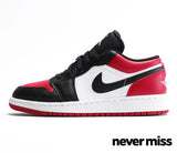 GS Nike Air Jordan 1 Low 'Bred Toe'