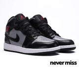 GS Nike Air Jordan 1 Mid 'Shadow Red'