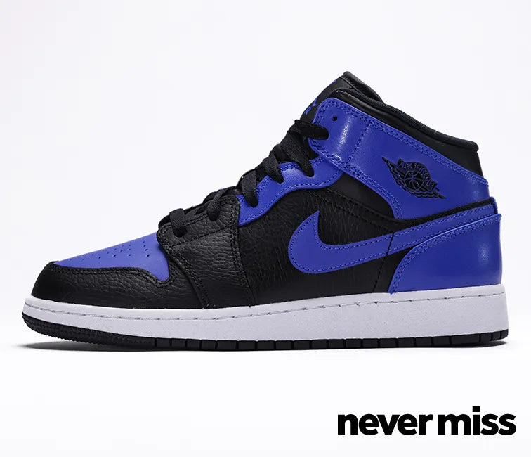 GS Nike Air Jordan 1 Mid Hyper Royal never miss
