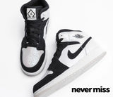 GS Nike Air Jordan 1 Mid SE 'Diamond'