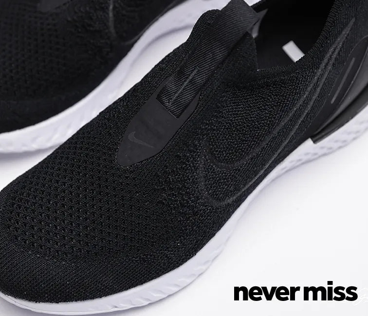 Nike epic react black womens hot sale