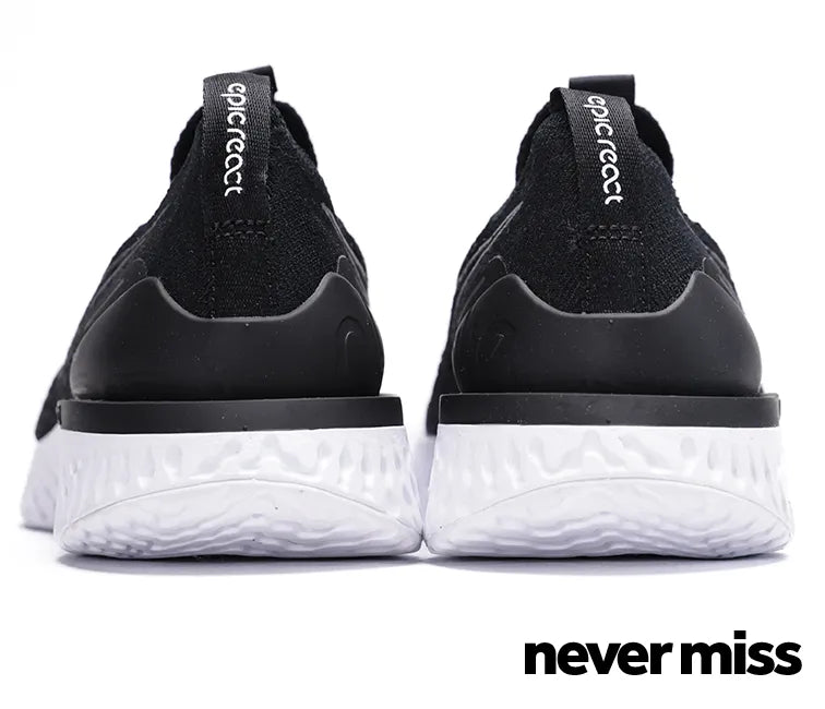 Nike epic react hot sale 2 black grey
